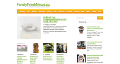 Desktop Screenshot of familyfreshnews.cz