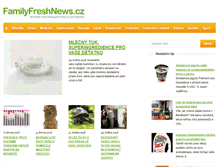 Tablet Screenshot of familyfreshnews.cz